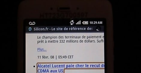 Mobile : le HTC sous Android sera vendu 199 dollars