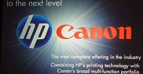 HP et Canon (suite): solutions verticales et 'managed services'