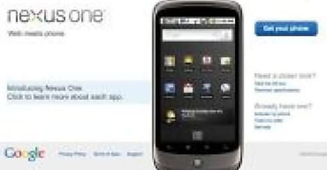 Le Google Nexus One d'ores et déjà disponible en France