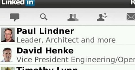 LinkedIn sur BlackBerry: un réseau professionnel pour le plus «pro» des smartphones