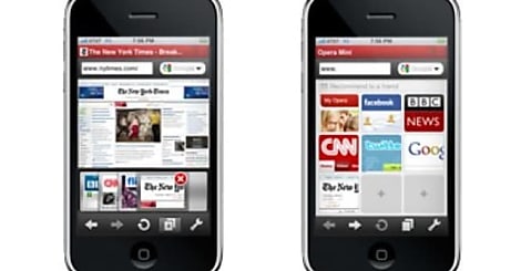 Le navigateur Opera Mini s'invite sur l'App Store