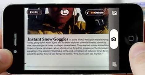 ABBYY ajoute la traduction à son offre de reconnaissance de caractères pour l'iPhone