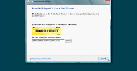 Windows 8 : l'installation, pas à pas et en images