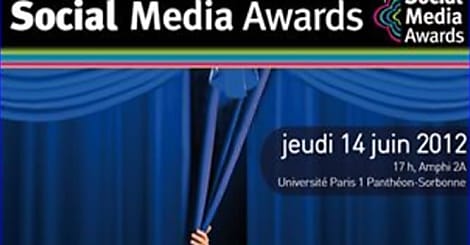 Social Media Awards, SMA 2012, Paris la Sorbonne