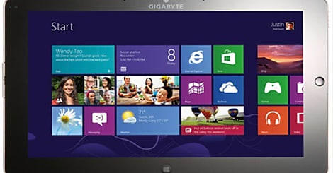 Gigabyte S1185 : une tablette x86 pour les pros