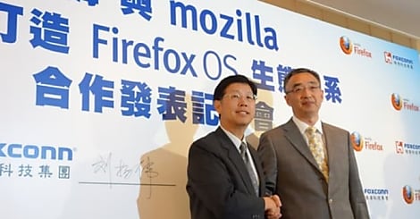 Firefox OS : Foxconn nouveau partenaire de Mozilla