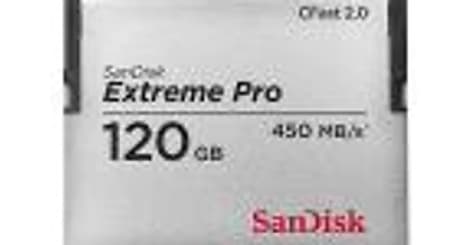 SanDisk Extreme Pro CFast 2.0 : la carte mémoire la plus rapide au monde