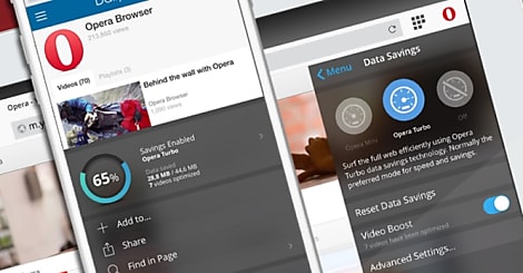 Opera Mini 9 accélère la vidéo mobile pour réduire la facture data