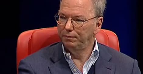 Eric Schmidt : 1 million de $ à ceux qui changent le monde via les TIC