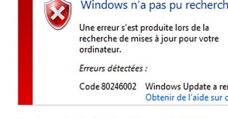 La mise à jour qui plante Windows Update