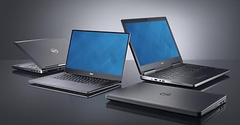 Dell livre des stations de travail mobiles Xeon