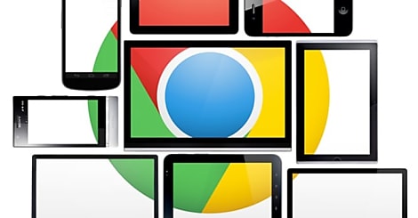 Train de mises à jour pour le navigateur Web Google Chrome