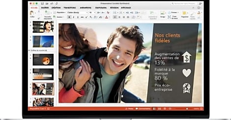 Office 2016 en version de test sous OS X