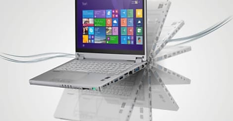 Panasonic livre un ordinateur portable durci 2 en 1