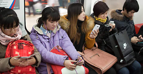 Saturation de smartphones en Chine
