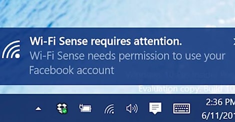 WiFi Sense, le partage de WiFi mal sécurisé de Windows 10