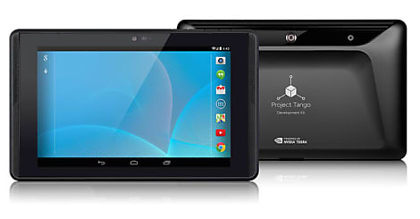 Tablettes : Project Tango de Google arrivera en France fin août