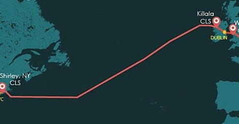 Equinix relie New-York à Londres en 52 Tbit/s