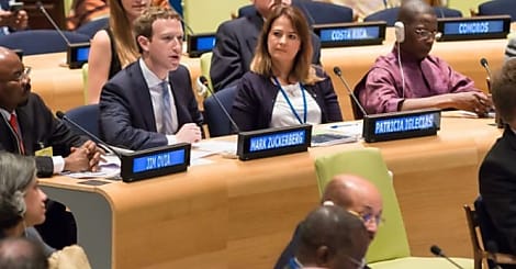 Le patron de Facebook plaide l'Internet pour tous à l'ONU