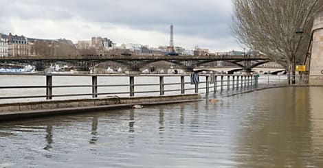 La crue de la Seine menace l'économie numérique