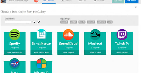 Windows App Studio joue la carte des API