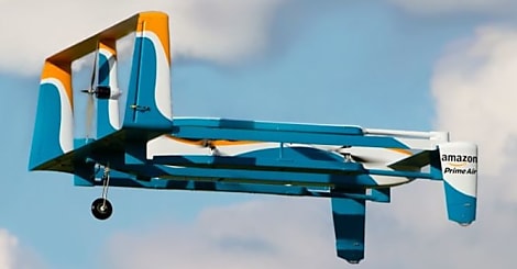 Amazon réclame des fréquences pour tester ses drones livreurs