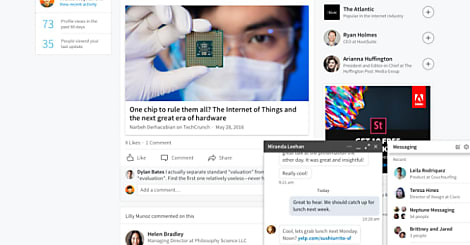 LinkedIn toilette son site en s'inspirant de Facebook