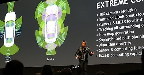 Nvidia rapproche la voiture de la conduite autonome totale