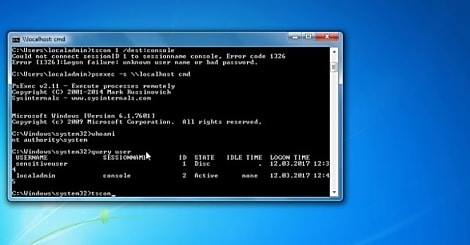 Une vieille technique d'accès aux sessions Windows remise à jour