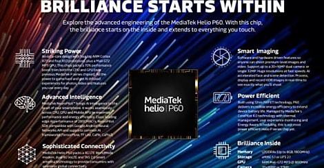 MediaTek démocratise les SoC avec traitement IA intégré grâce au Helio P60