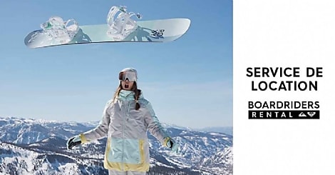 Roxy et Quiksilver lancent leur service de location de vêtements de surf et de ski