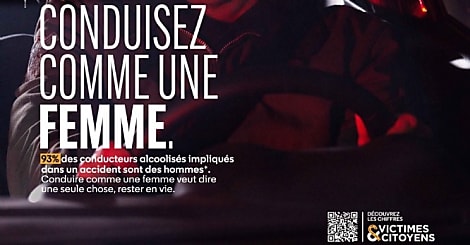 [La Créa de la semaine] « Conduisez comme une femme », nouvelle campagne de l'association Victimes&Citoyens