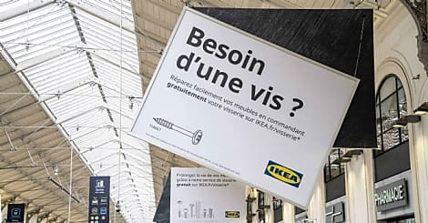 IKEA fait campagne pour rappeler qu'une vis peut tout changer
