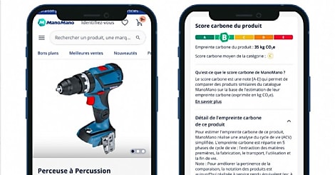 ManoMano pionnier du score carbone dans le secteur du bricolage