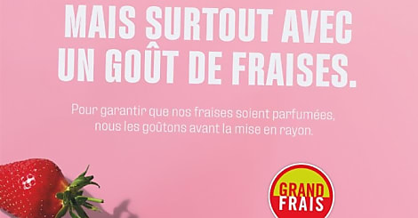 Grand Frais promeut le goût de ses fruits et légumes dans sa dernière campagne