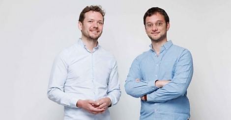 Edouard Epaud (CEO), à gauche, et François Misslin (CTO), les deux fondateurs de Tamtam.