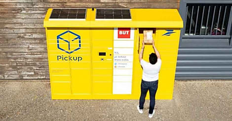 Pickup et BUT s'allient pour déployer 350 consignes solaires
