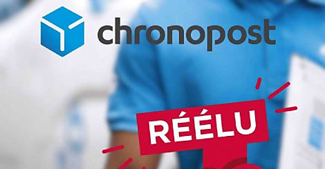 Chronopost, marque préférée des Français pour la 3e fois