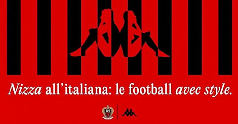 Kappa devient le nouvel équipementier de l'OGC Nice