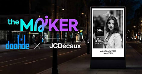 JCDecaux lance The mAIker, l'affichage pub simplifié par l'IA