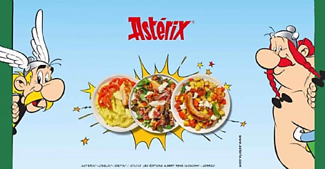 HelloFresh s'associe à Astérix pour faire découvrir des plats régionaux