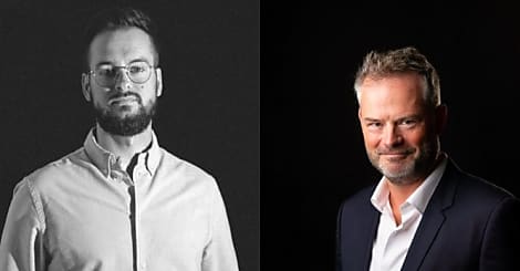 Benjamin Caillé, Directeur adjoint des stratégies chez Insign (à gauche) et Laurent Ammeux, Président de Cookut (à droite)