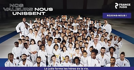 France Judo dévoile sa nouvelle campagne 'Nos valeurs nous unissent'