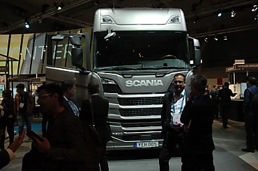 Pas un camion, un (gros) objet connecté, selon Henrik Henriksson, dirigeant de Scania.