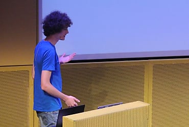 Silon Lallemand, lors de sa présentation au TIAD (The Incredible Automation Day), le 5 octobre.