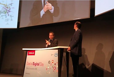 Martin Hirsch lors du Oracle Digital Day.
