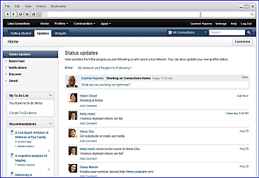 IBM Lotus Connections 3.0 réseaux sociaux