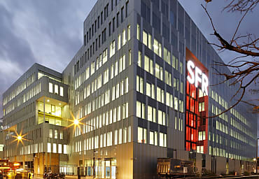 Le campus de SFR à Saint-Denis.