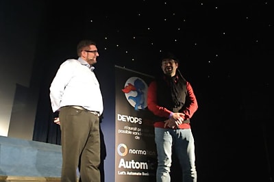 Adrien Blind et Laurent Dussault.