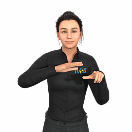 Un avatar en trois dimensions produit instantanément les réponses en langue des signes.